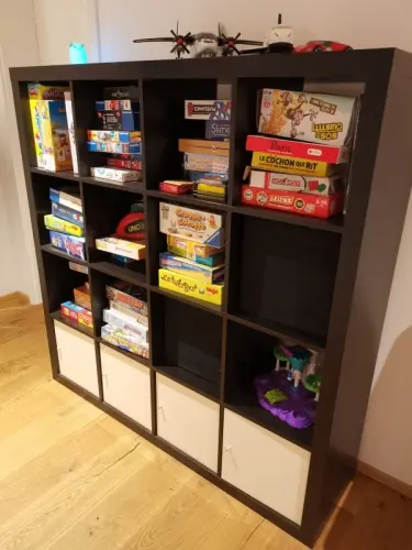 Étagère, brun noir, Ikea KALLAX à Bassins