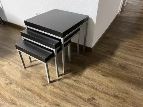 3 Tables de salons emboitables