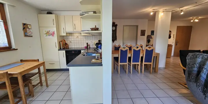 À louer à 2 minutes de Delémont appartement 2.5 pcesau rez-de-jardin