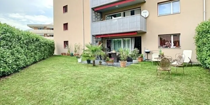 Spacieux 4,5 pièces Minergie avec joli jardin.