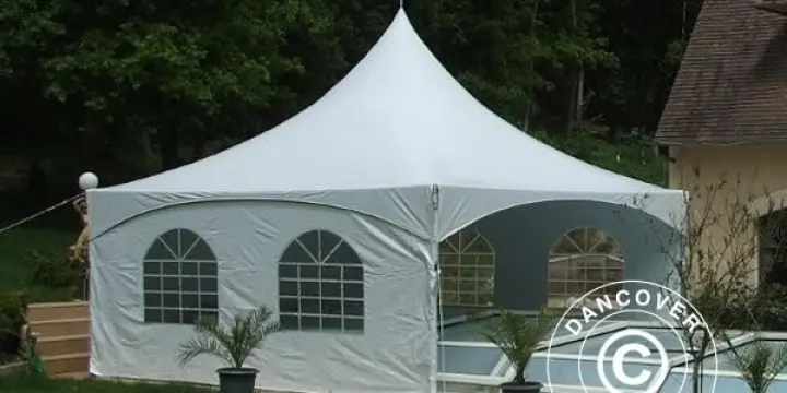 Pagodenzelt PartyZone 6x6 m aus PVC