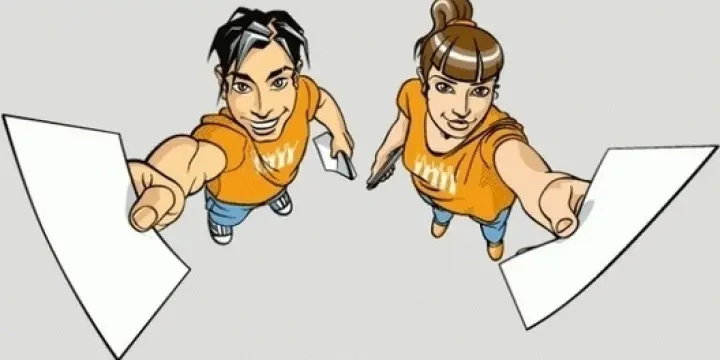 Le distributeur des dépliants