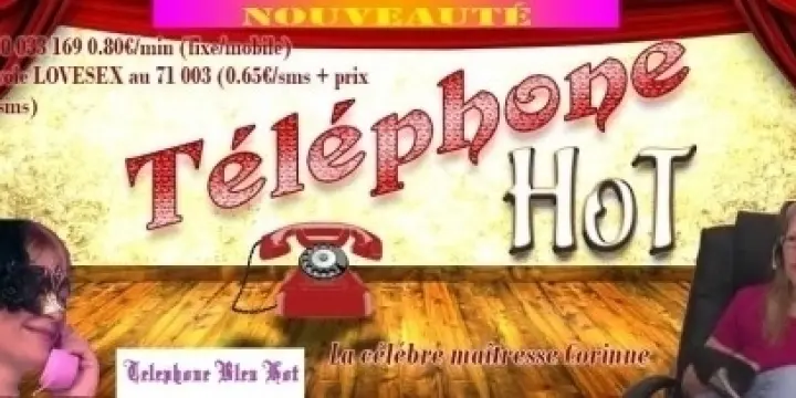 Telephone Bleu Hot Nos hôtesses de tél 