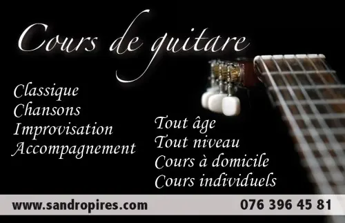 Cours guitare à Lausanne  à Lausanne