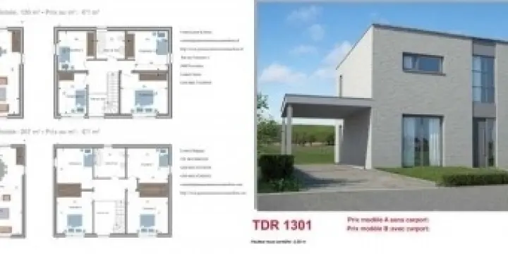 Maison bois lamellé contrecollé