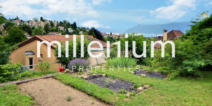 Bel appartement avec jardin et vue lac à Lausanne
