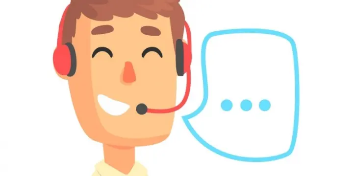 L’opérateur sur le téléphone