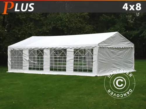Partyzelt Plus 4x8m PE, Weiß à Zurich