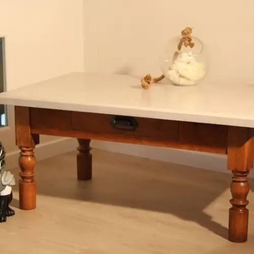 Table basse Béton Ciré à VERIN