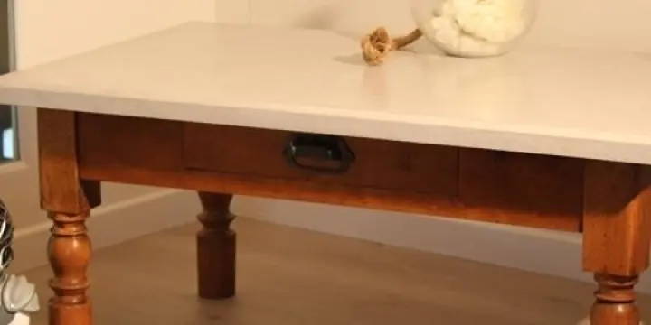 Table basse Béton Ciré