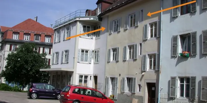 La Chaux-de-Fonds, 3,5 pièces av. parking
