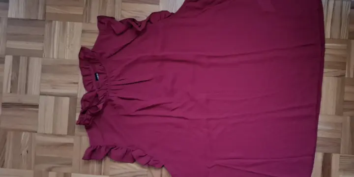 Blouse Shein bordeaux