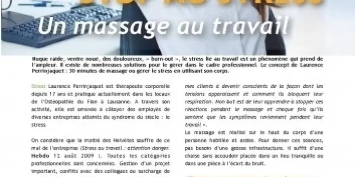 Gestion du Stress au Travail
