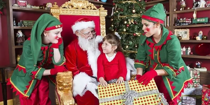 Les animateurs pour la  foire de Noël