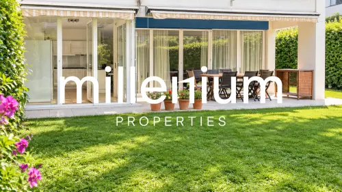 Exceptionnel appartement meublé 5P en  rez-de-jardin