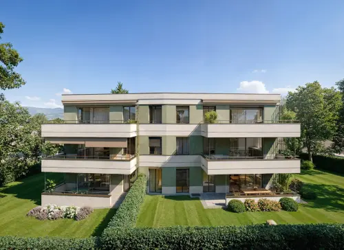 Derniers lots : Appartement contemporain & familial de 5 pièces, Plan -Les-Ouate