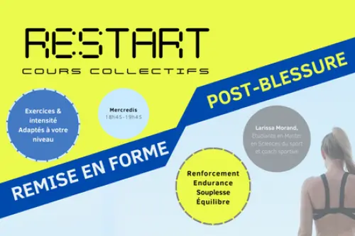 RESTART cours collectifs à Yverdon-les-Bains