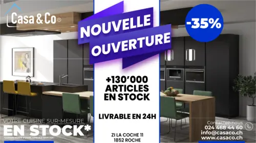 Cuisine sur mesure livrable sous 24h à Roche