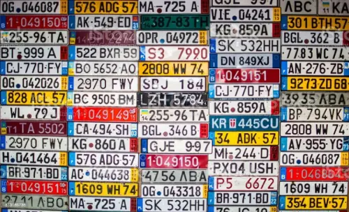 Plaques d'immatriculation à Savièse