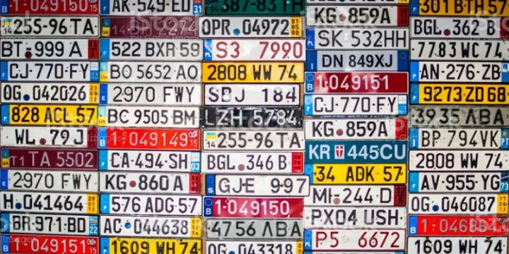 Plaques d'immatriculation