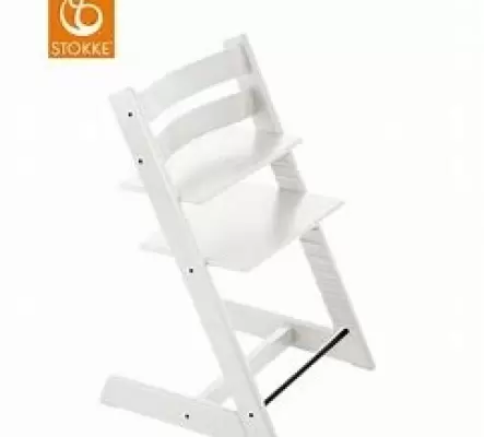 Chaise enfant Stokke blanche