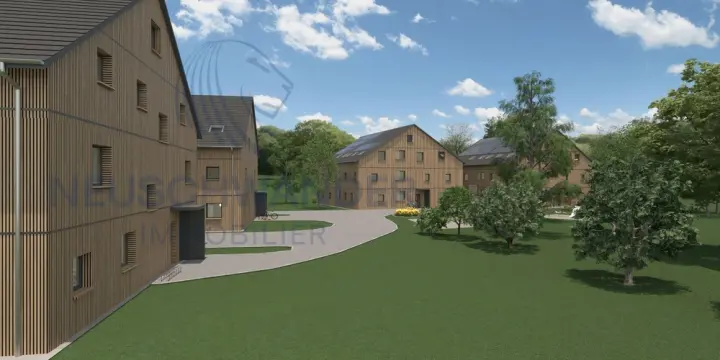 Dans un écrin de verdure splendide appartement de 3.5 pièces