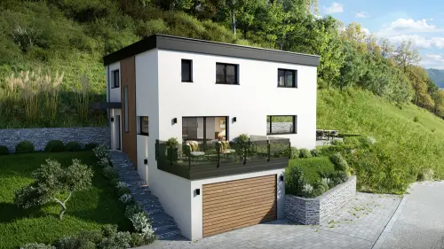 A VENDRE CONTEMPORAINE VILLA 5.5 PCES A RECHY à Réchy
