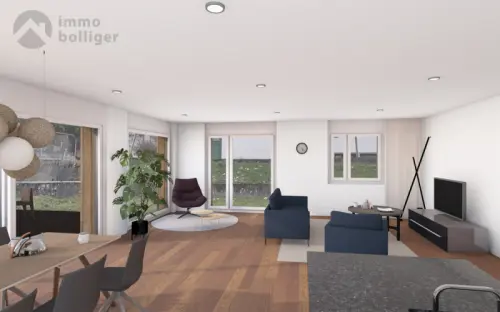 Baubewilligtes Neubauprojekt in ökologischer Holzbauweise à Reitnau