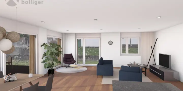 Baubewilligtes Neubauprojekt in ökologischer Holzbauweise