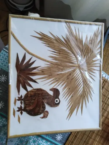 Tableau artisanal île Maurice à Genève