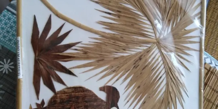 Tableau artisanal île Maurice