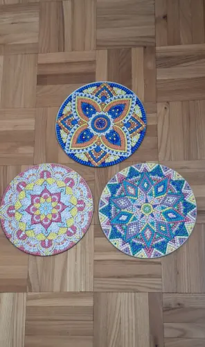 Dessous de plat diamond painting neufs "Mandala" à Moutier