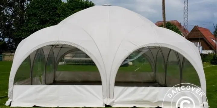 Kuppelzelt Multipavillon 6x6m, Weiß