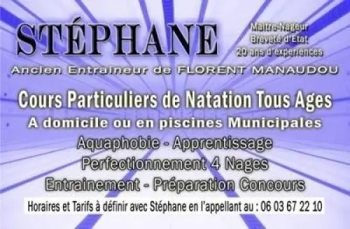 Cours de Natation et surveillance d'événements chez vous à Confort
