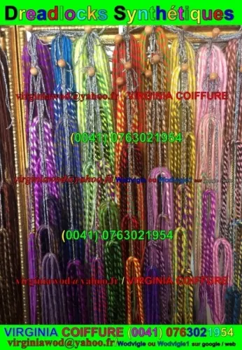 Dreads synthétiques toutes les couleurs, Lausanne à Lausanne