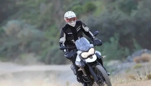 Essai Triumph Tiger 800 XCx à geneve