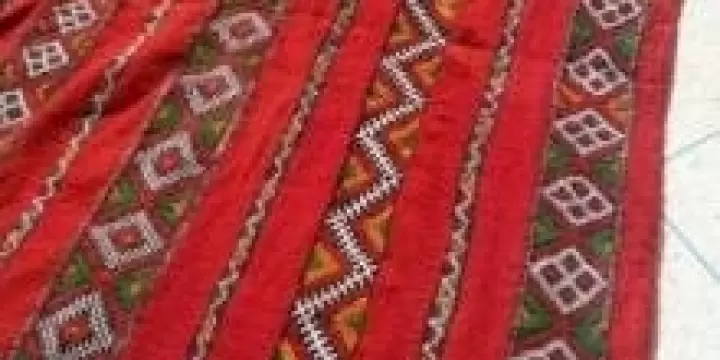 une encien tapis berber marocain