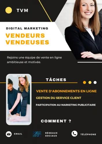 Agence Recrute Vendeurs / Vendeuses à Nyon