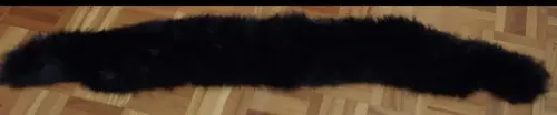 Tour du cou fausse fourrure noire Comme neuf  à Moutier