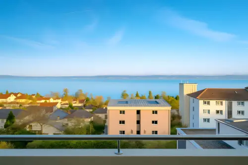 3.5 pièces lumineux surplombant le lac à Gorgier