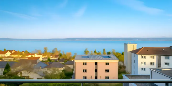 3.5 pièces lumineux surplombant le lac