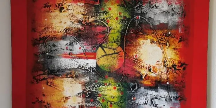 Tableau, peinture huile sur toile (baisse de prix)