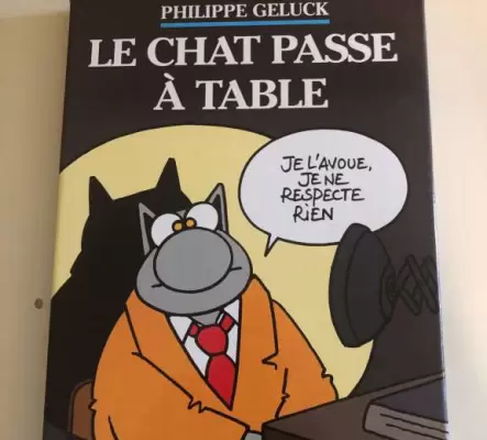 Le chat passe à table - Geluck