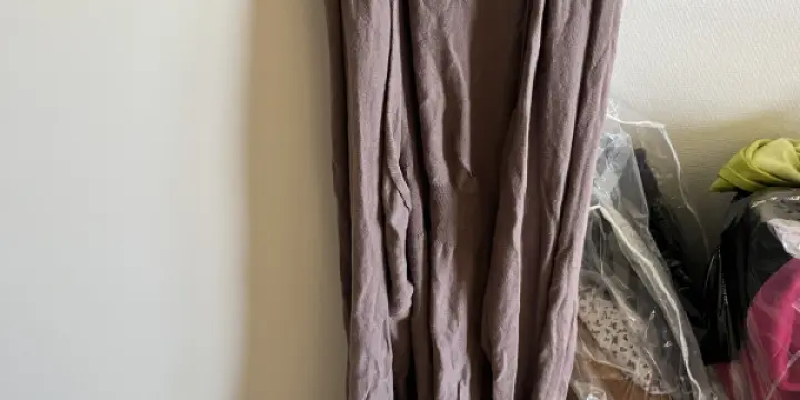 Gilet long sans manches brun taupe edc L