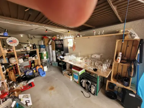 Vide garage