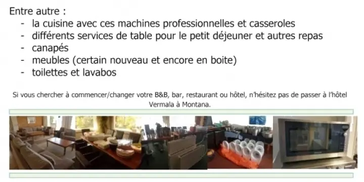Vente Inventaire hotel
