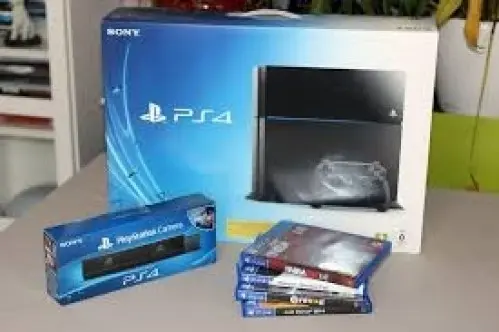 playstation4 avec deux jeu et une manete à geneve