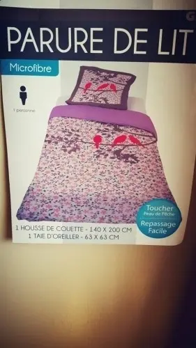 parure lit neuve super qualité