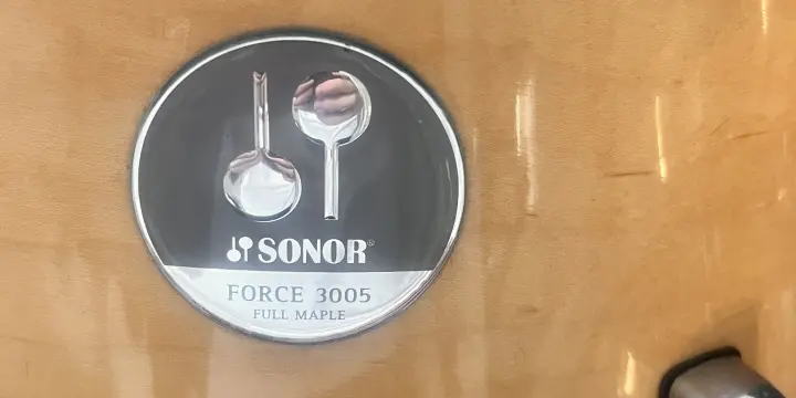 Batteria sonor 3005 force completa più microfoni palco