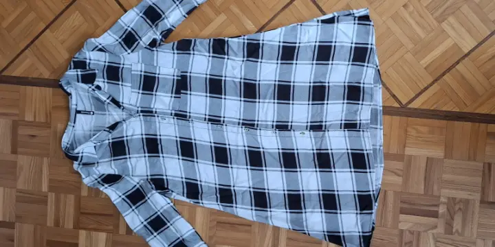 Robe-chemisier carreaux Chicorée